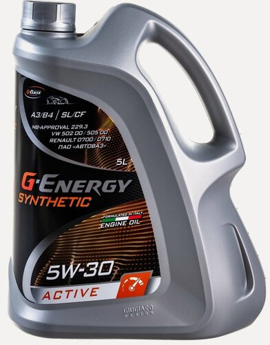 Изображение товара Масло G-ENERGY Synthetic Active-30 5W30 для дизельных двигателей, синтетическое, API SL, класс