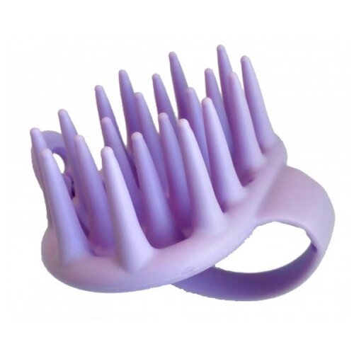 Расслабляющий массажер для головы VESS Shampoo brush, фиолетовый, 1 уп.
