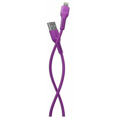 Дата-кабель More choice USB 2.0A для Lightning 8-pin K16i TPE 1м (Purple)