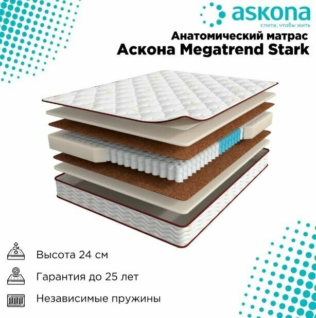 Матрас Askona MegaTrend Stark 180х190