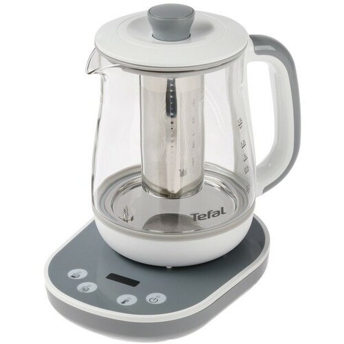 Чайник электрический TEFAL BJ551B10 стекло 15 л 1430 Вт регулировка t белый 1619200₽