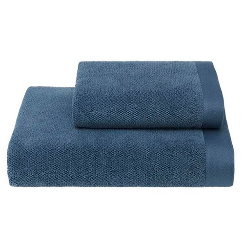 фото Lord голубое полотенце soft cotton (голубой), полотенце 85x150