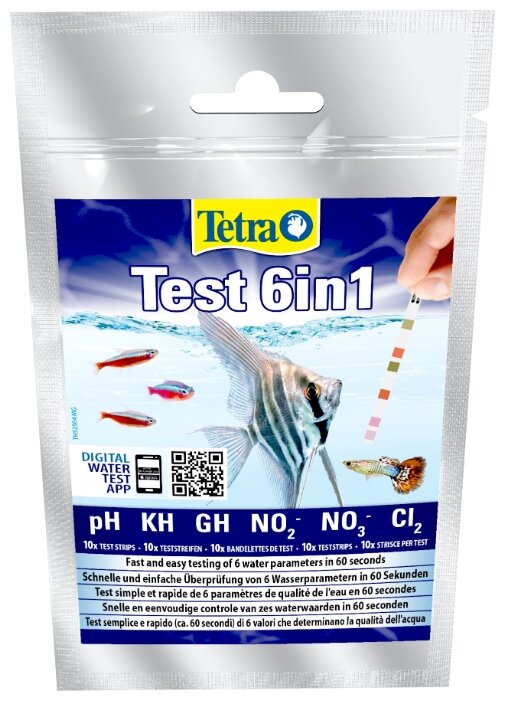 Tetra Test 6в1 тесты для аквариумной воды