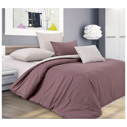 фото Постельное белье «шоколадный крем», перкаль (семейный) текс-дизайн