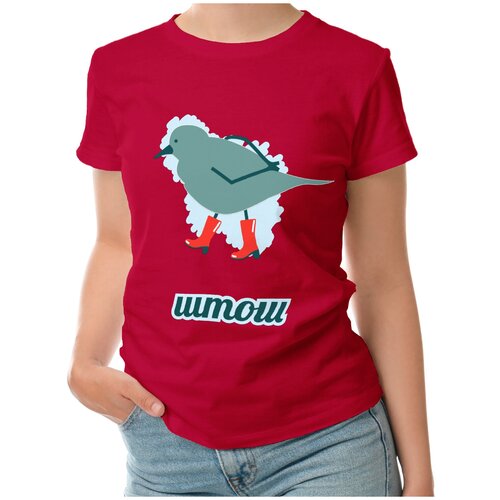 фото Футболка roly, размер m, красный