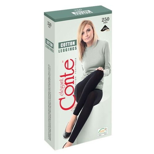 фото Леггинсы conte cotton leggins 250, размер iv, nero (чёрный)