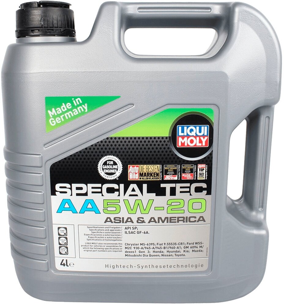 Масло моторное LIQUI MOLY Special Tec AA 5W-20 4 л