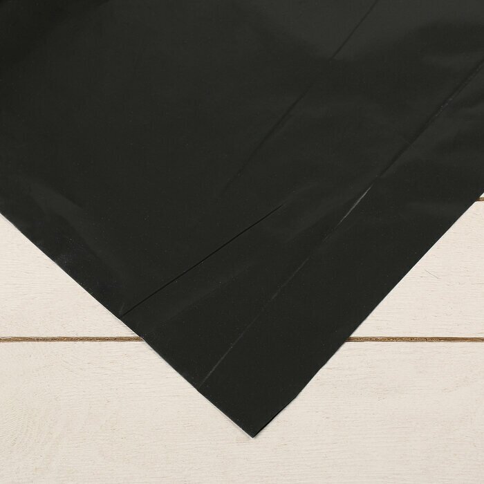 Пленка полиэтиленовая  техническая  толщина 120 мкм  3 х 100 м  рукав  1 5 м х2   черная  2 сорт  Эконом 50 процентов