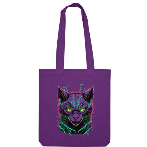 фото Сумка шоппер us basic, фиолетовый