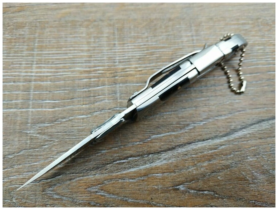 Нож Stinger, 165 мм, коричневый, подарочная упаковка - фото №11