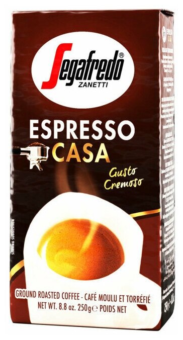 Кофе молотый Segafredo Espresso Casa 250 г, м/у - фотография № 11