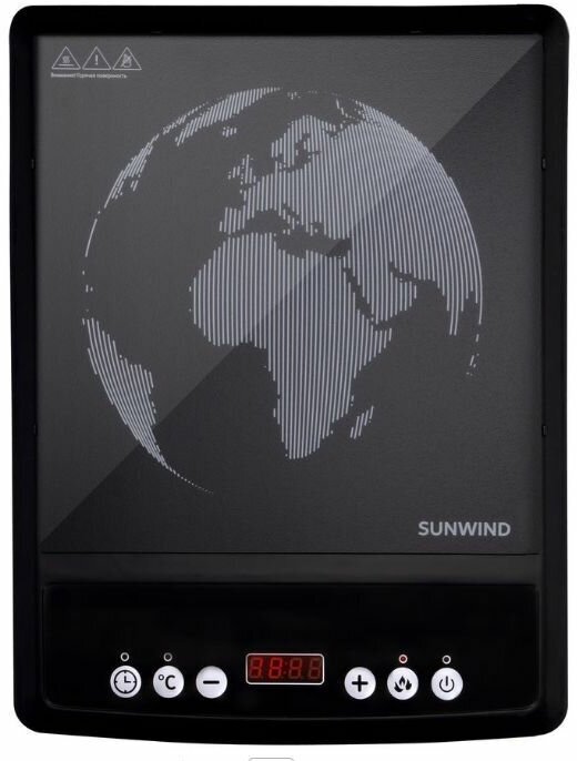 Плита Индукционная SunWind SCI-0501 черный стеклокерамика (настольная)