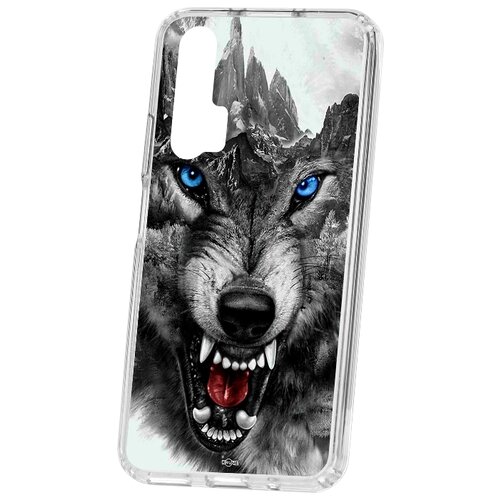 фото Чехол на honor 20 pro kruche print волк