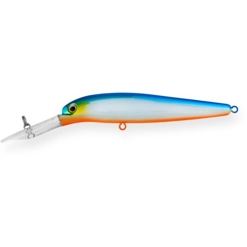 Воблер Минноу Strike Pro S.P. Walleye Minnow 90, цвет: 626E Blue Silver OB, (JL-022F#626E) воблер минноу strike pro alpha minnow 95 цвет 626e blue silver ob eg 034f 626e