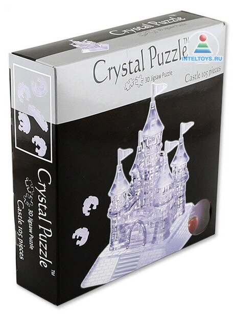 Головоломка 3D Crystal Puzzle Замок цвет: прозрачный - фото №8