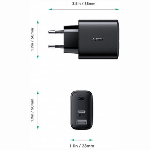 Сетевая зарядка Swift Mix Aukey - фото №8