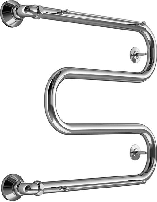 фото Полотенцесушитель MELODIA Simple Shelf М-образный 60*50*1" с полкой MTRSS6050