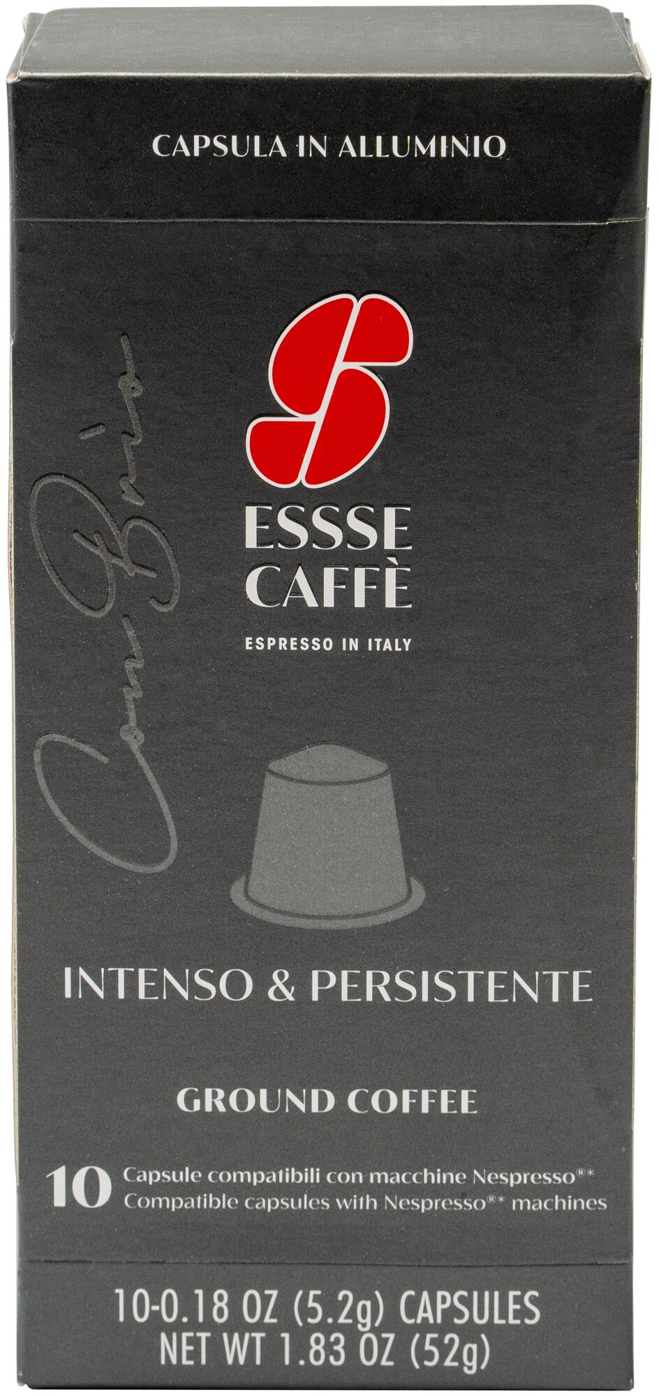 PF2413 Кофе "Essse Caffe", Conbrio-Intenso / Конбрио-Интенсо, молотый, в капсулах, 10х5,2г - фотография № 1
