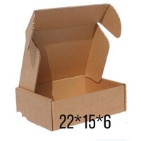 Коробка крафтовая подарочная / крафт коробка / для хранения