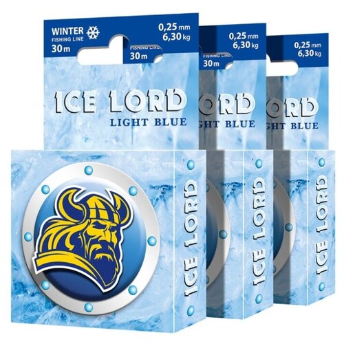 фото Леска зимняя ice lord light blue aqua