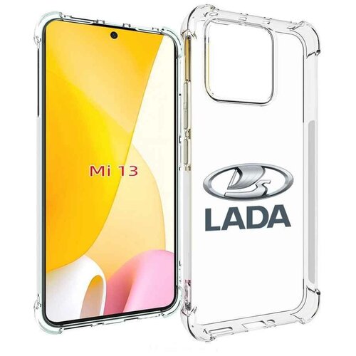 Чехол MyPads Lada-ваз-4 мужской для Xiaomi 13 задняя-панель-накладка-бампер