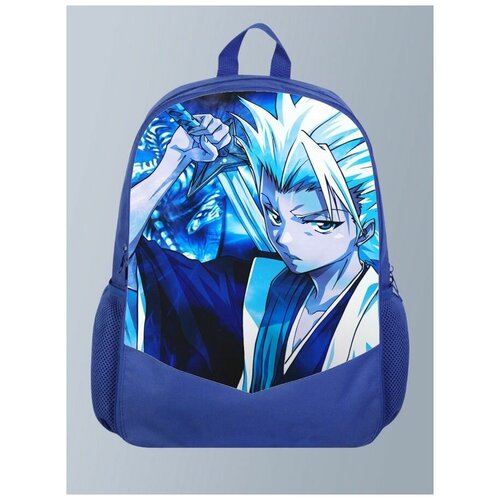 фото Голубой рюкзак с принтом аниме блич bleach, ясутора садо, тосиро хицугая - 188 brutbag