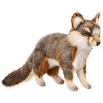 Мягкая игрушка Hansa Серая лисица стоящая - изображение