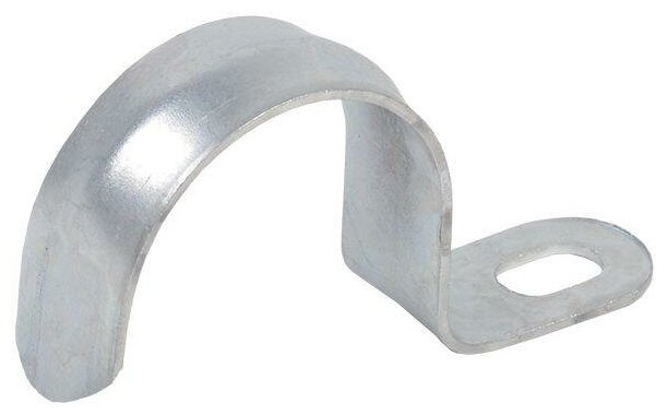 фото Скоба крепежная однолапковая d25-26мм метал. IEK CMAT10-25-100