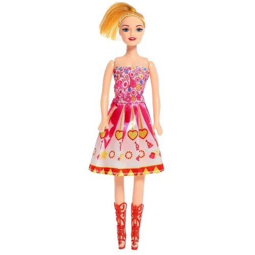 Кукла-модель «Даша» в платье, микс