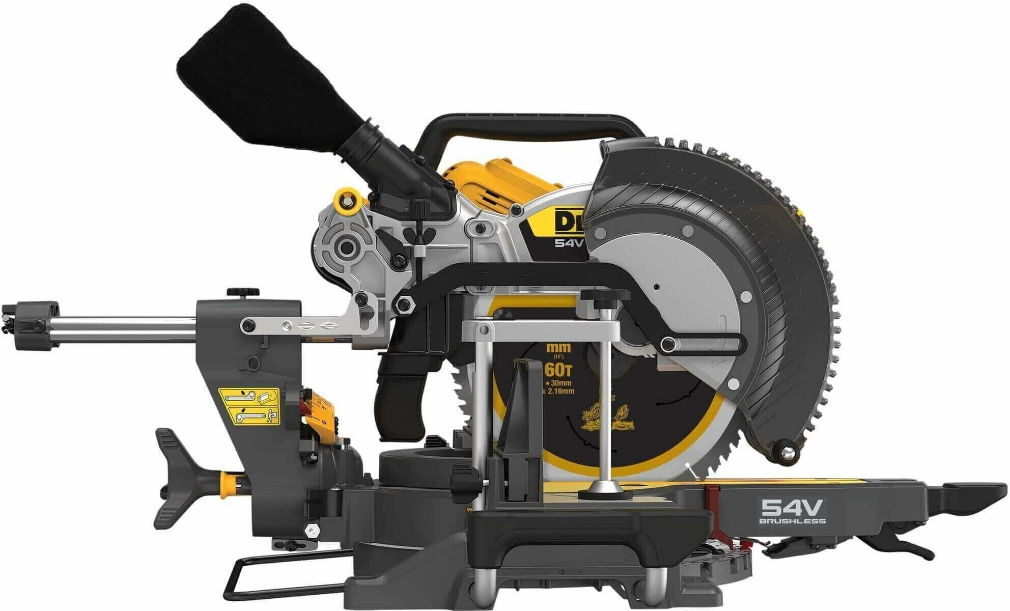 Аккумуляторная торцовочная пила DeWALT DCS781N - фотография № 4