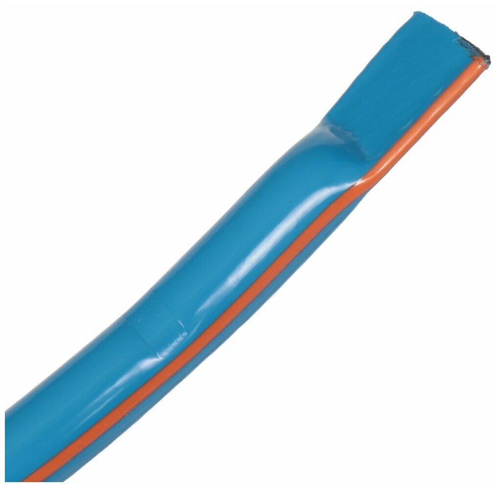 Шланг поливочный Д=3/4" (25м) арм, 3-х слойный Гидроагрегат синий с оранжевой полосой
