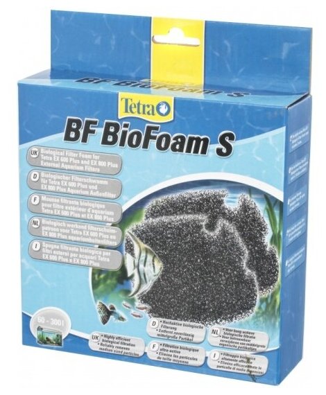 Губка Tetra BF BioFoam S для EX 400/600/700/800 (2 шт.)
