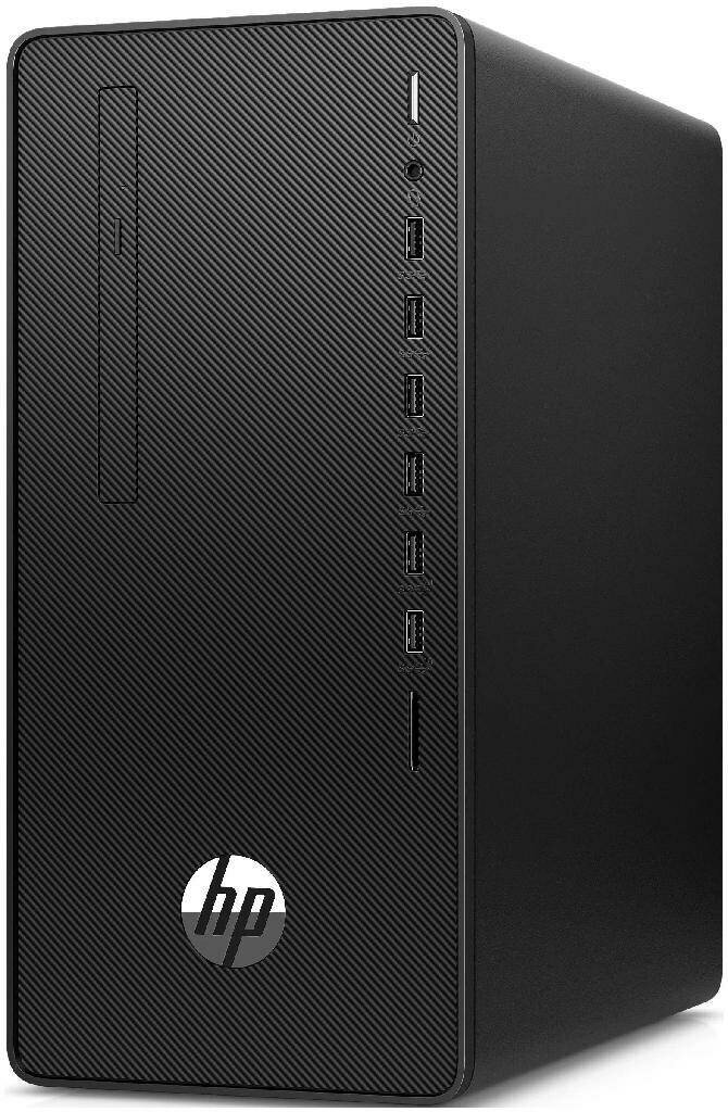 Настольный компьютер HP 290 G4 MT Micro-Tower, Intel Core i5-10500, 8 ГБ RAM, 256 ГБ SSD, Intel UHD Graphics 630, Windows 10 Pro, 180 Вт, 8xUSB + DVD-RW, черный