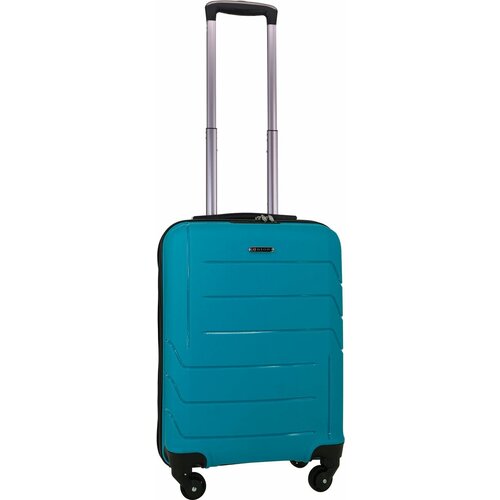фото Чемодан rion+ 461swv, 39 л, размер s, синий, зеленый
