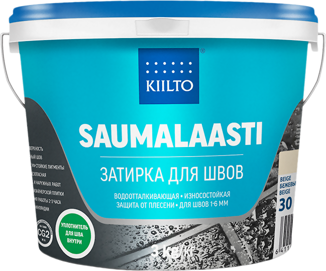 Kiilto Затирка Kiilto Saumalaasti SAUMALAASTI_№32 темно-коричневый 3 кг