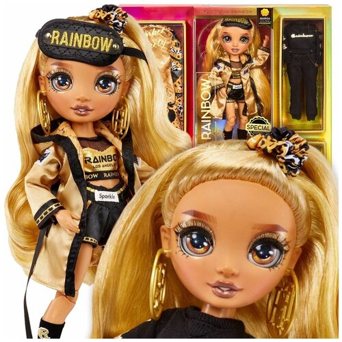 Rainbow_High MGA Entertainment Кукла Рейнбоу Хай Мариса Голдинг - Пижамная Вечеринка (Rainbow High Slumber Party Marisa Golding Doll)