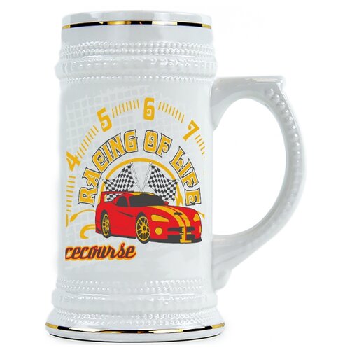 фото Пивная кружка raeing of life drabs