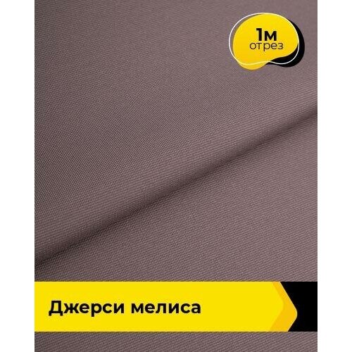 Ткань для шитья и рукоделия Джерси Мелиса 1 м * 150 см, лиловый 009