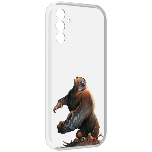 Чехол MyPads Медведь-жестокий для Samsung Galaxy M13 задняя-панель-накладка-бампер чехол mypads медведь жестокий для samsung galaxy m13 задняя панель накладка бампер