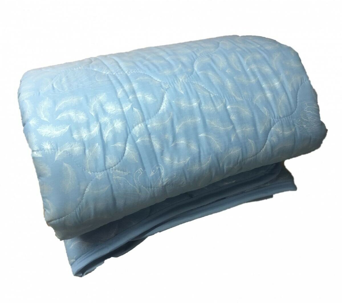 Одеяло лебяжий пух тик 110х140 - фотография № 2
