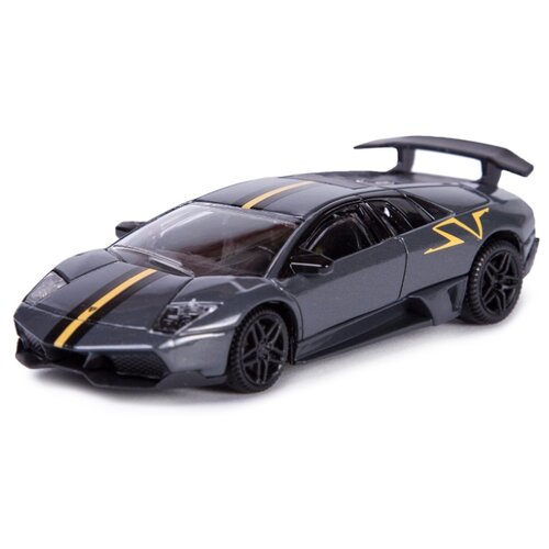 Машина металлическая 1:43 scale Lamborghini Murcielago LP 670-4 SV Superveloce China Limited Edition, цвет серый 39501GR