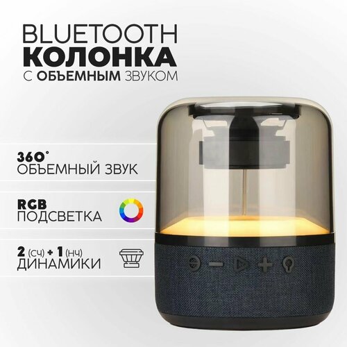 Беспроводная колонка портативная акустическая колонка со встроенным сабвуфером объемный звук 360 399000₽