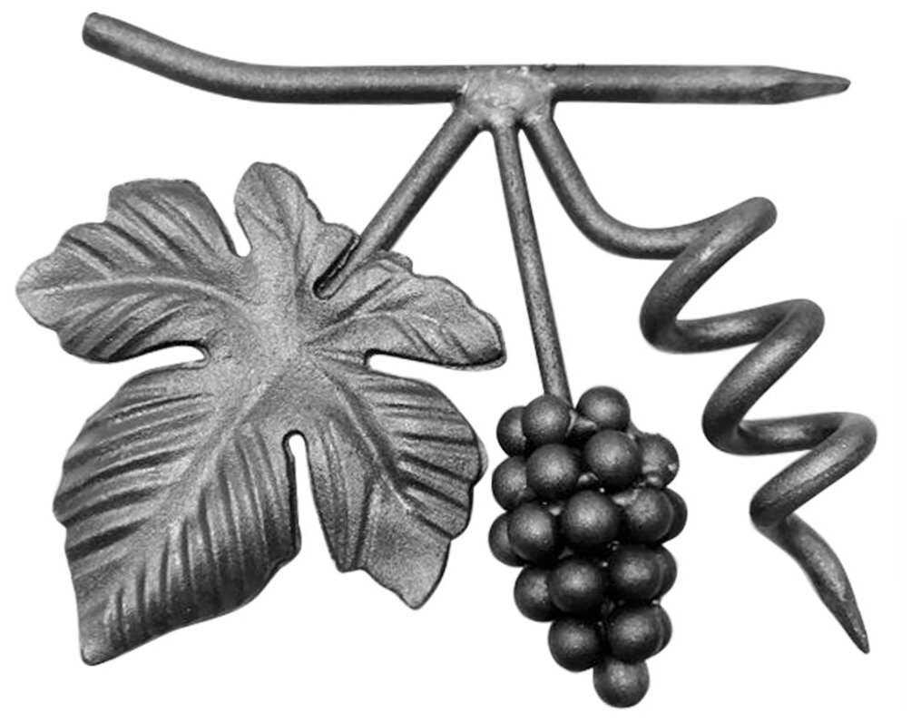 Кованое изделие Кисть винограда , (155х122)