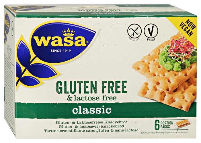 Хлебцы амарантовые Wasa Classic Gluten Free Lactose Free 240 г