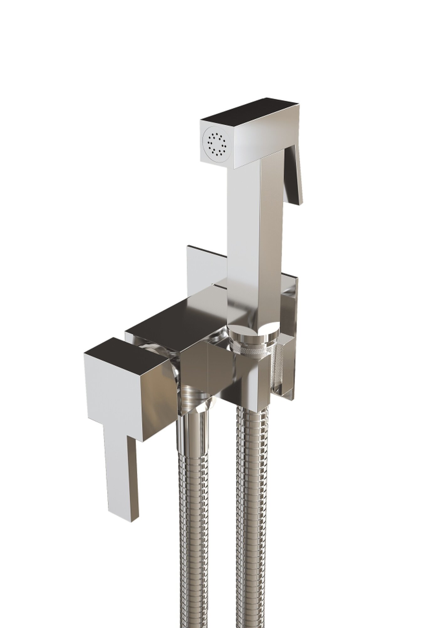 Гигиенический душ RGW SP-212 со смесителем, встраиваемый, хром, 1/2", латунь