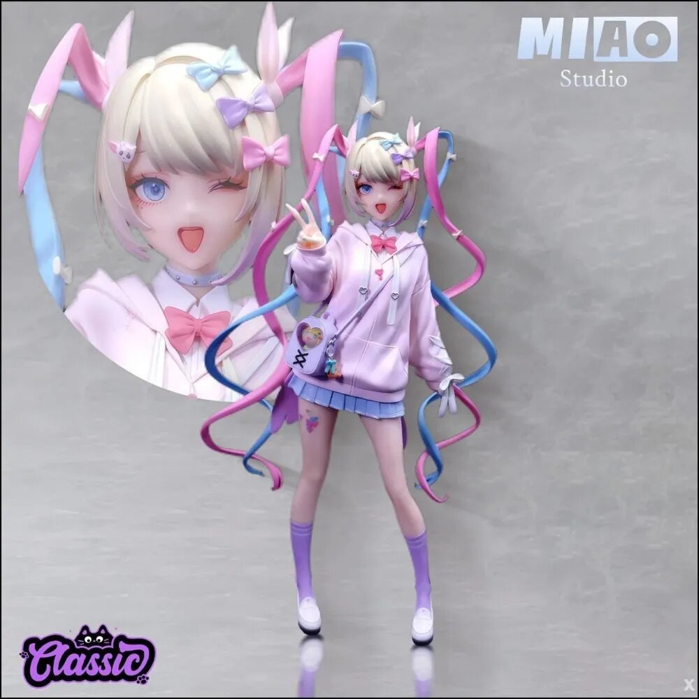 Фигурка Кангел из игры Needy Girl Overdose, высота 24 см, коллекционная статуэтка ангела для фанатов аниме и игр