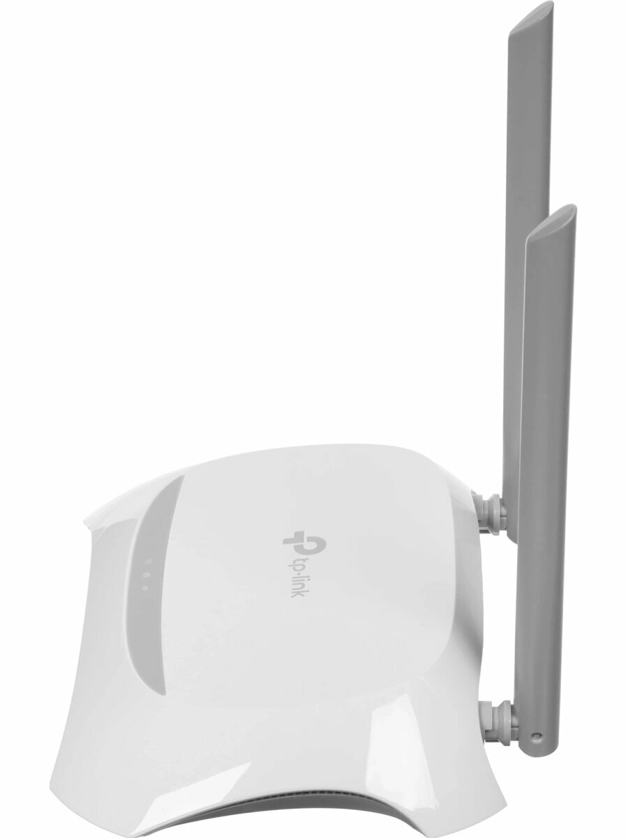 Wi-Fi роутер TP-LINK TL-WR840N, Wi-Fi 4 (802.11n), N300, 300 Мбит/с, 2.4 ГГц, маршрутизатор, 4 LAN порта, белый — фото 1