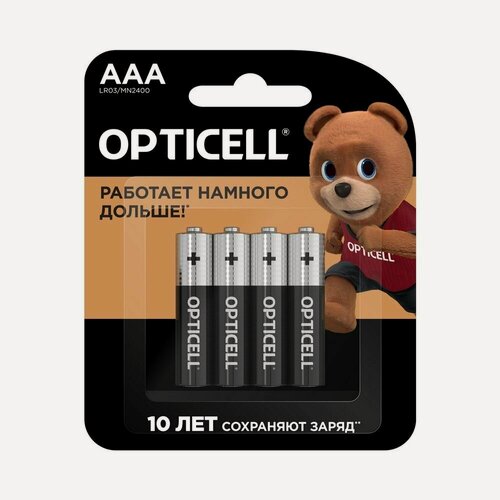 Изображение товара Элементы питания Opticell AAA LR03 4шт