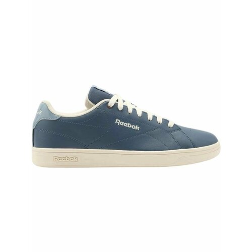 фото Кеды reebok court clean, полнота f (eu)/ на среднюю стопу, размер 8 us, синий/голубой/бежевый