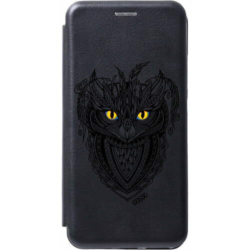 фото Чехол-книжка book art jack для samsung galaxy s20+ с принтом "grand owl" черный slvgo